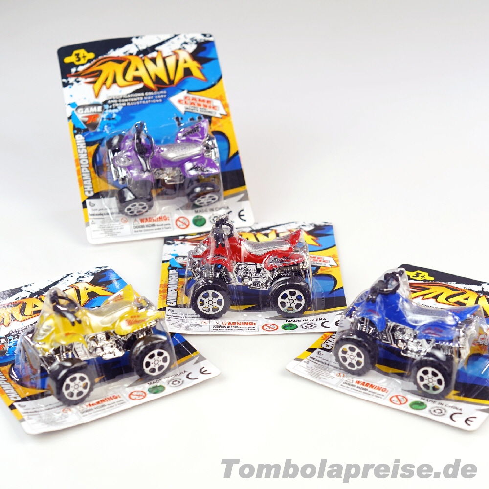 Tombolapreis Spielzeug-Quad auf Karte