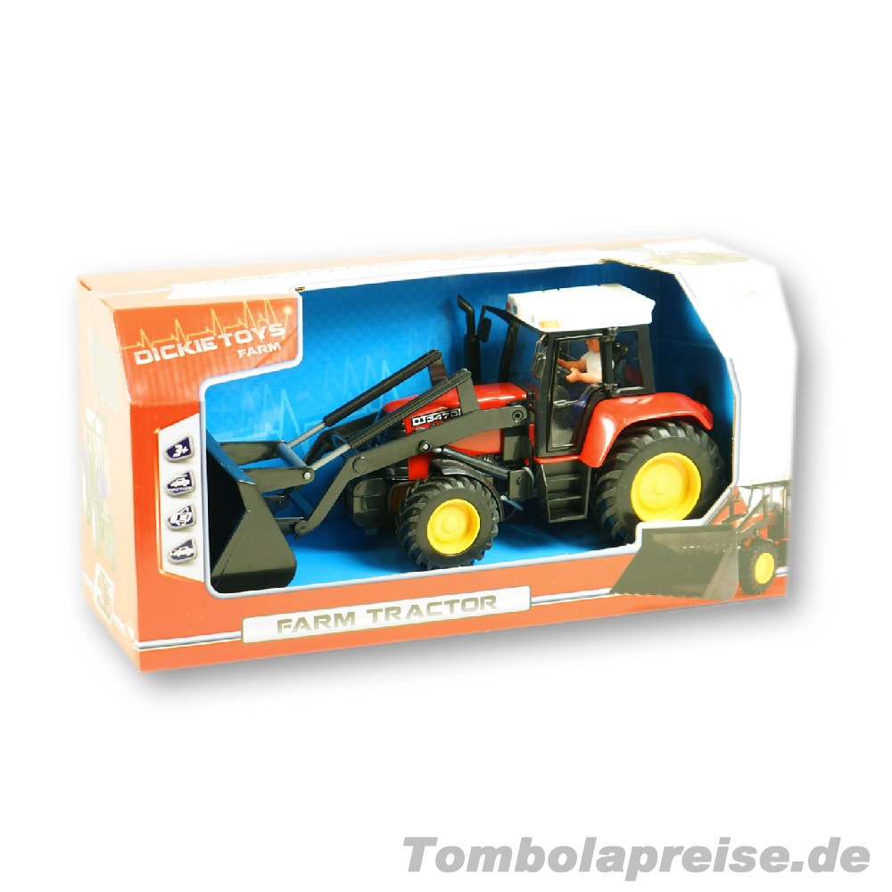 Tombolapreis Spielzeug-Traktor mit Schaufel