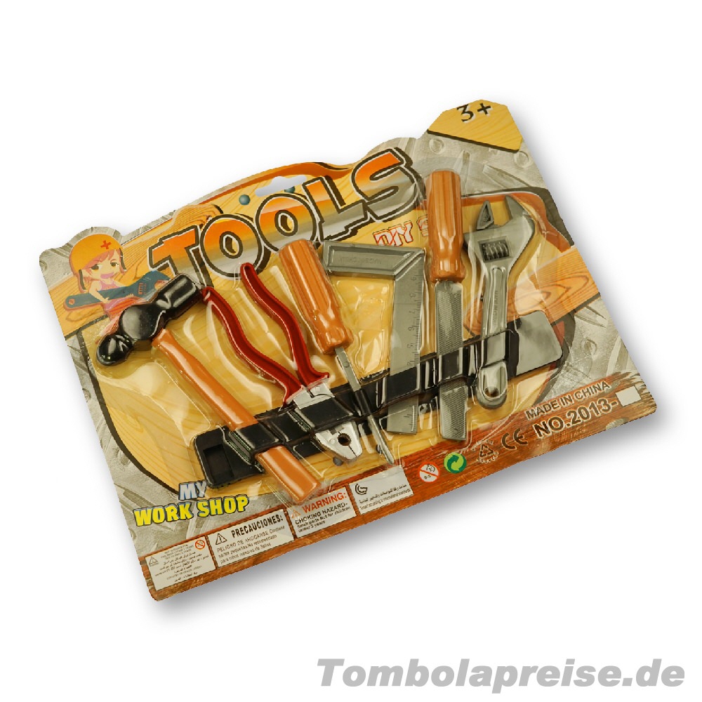Tombolapreis Spielzeug-Werkzeugset