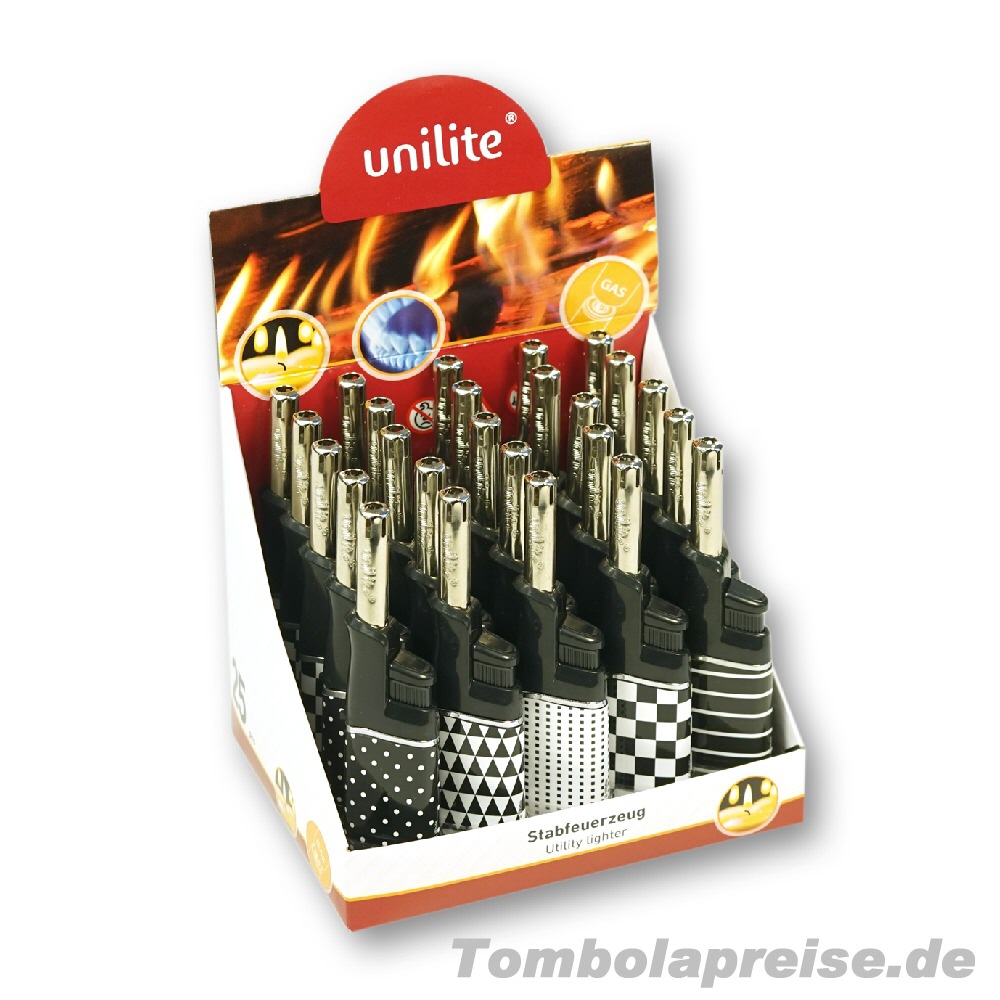 Tombolapreis Stabfeuerzeug black-n-white