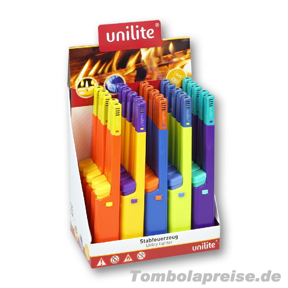 Tombolapreis Stabfeuerzeug bunt