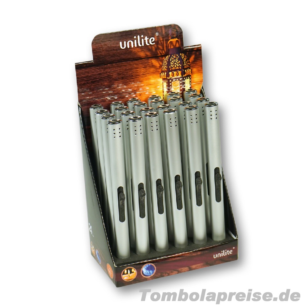 Tombolapreis Silberfarbenes Stabfeuerzeug
