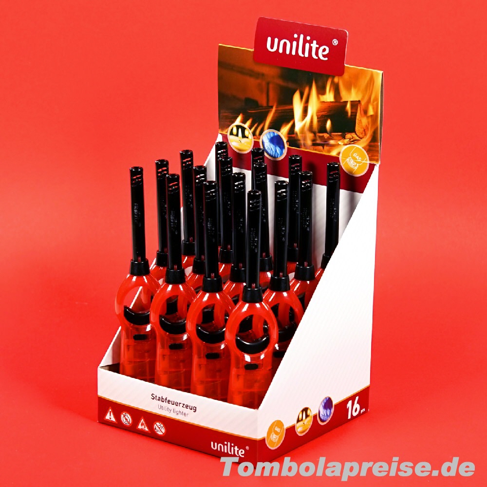 Tombolapreis Stabfeuerzeuge rot