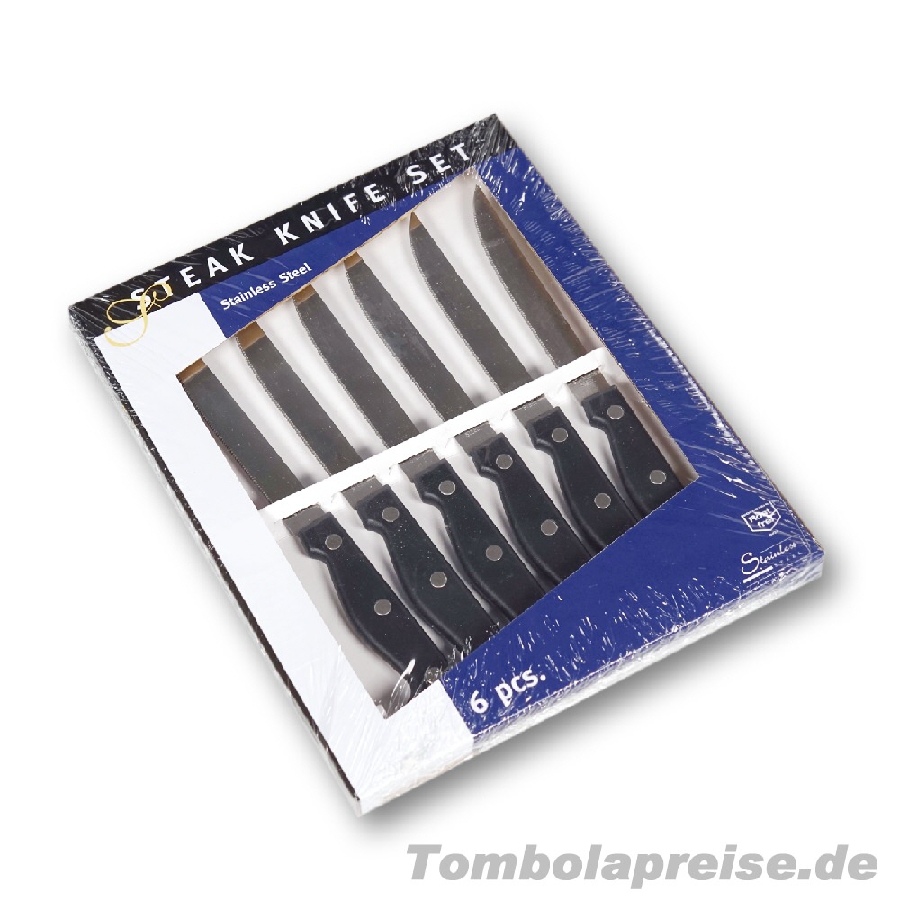 Tombolapreis Steakmesser-Set 6teilig