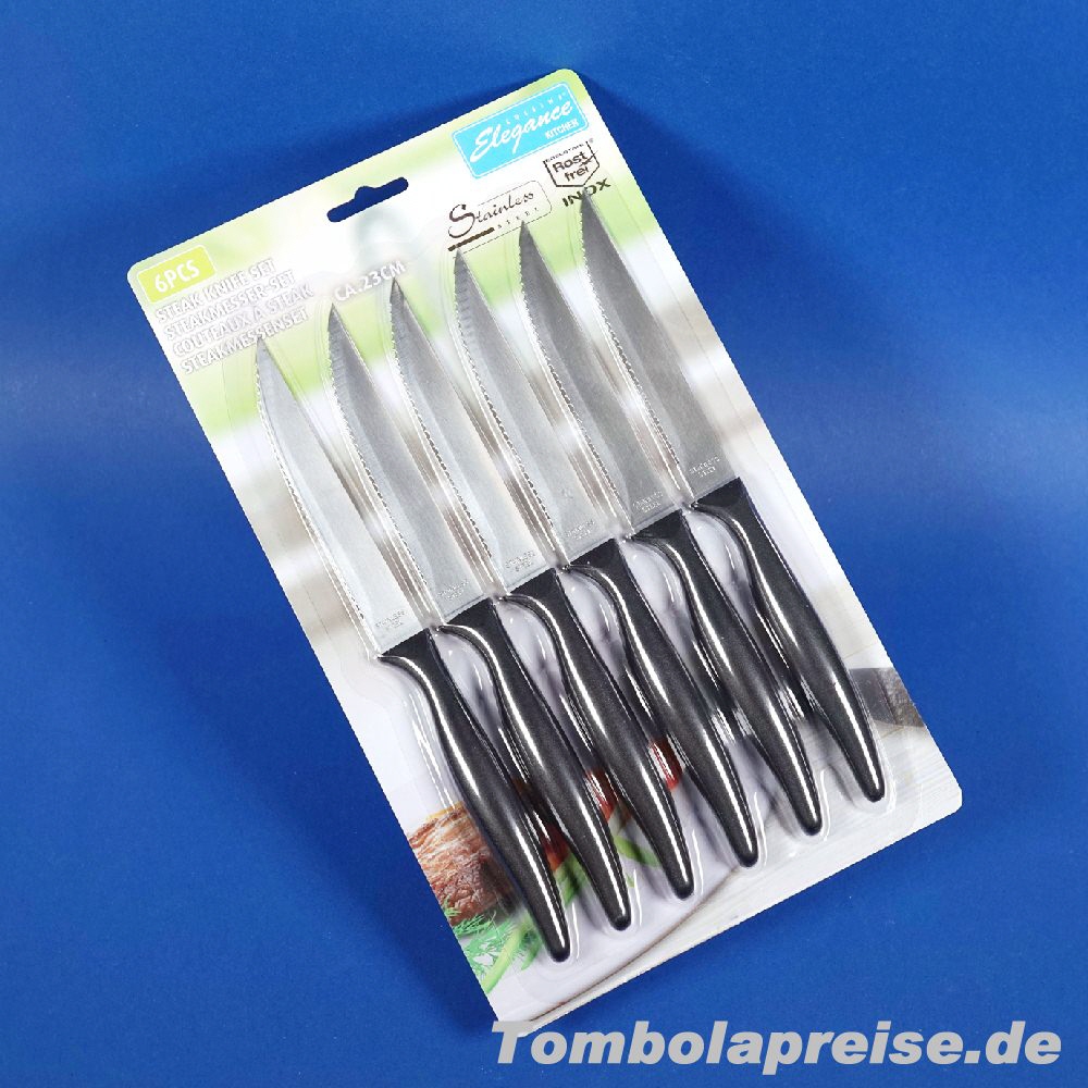 Tombolapreis 6teiliges Steakmesserset