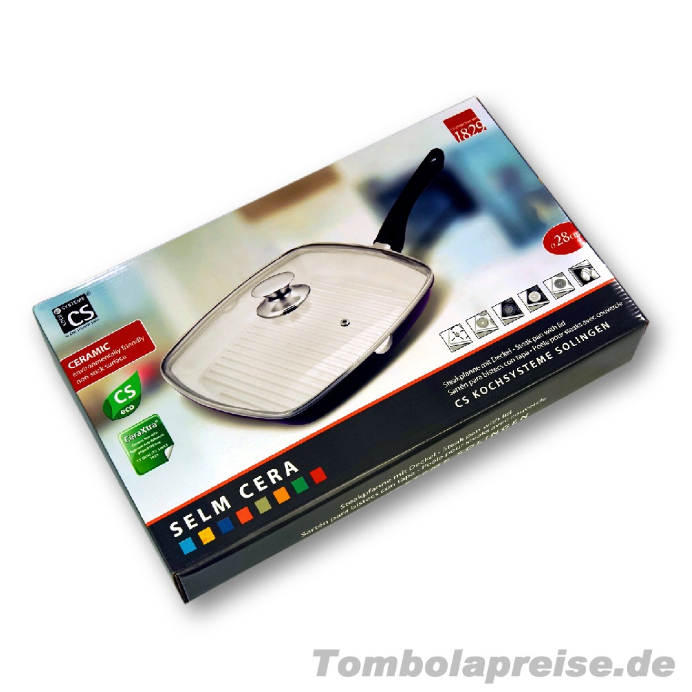 Tombolapreis Steakpfanne mit Keramikbeschichtung