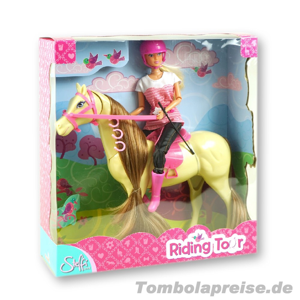 Tombolapreis Puppe mit Pferd