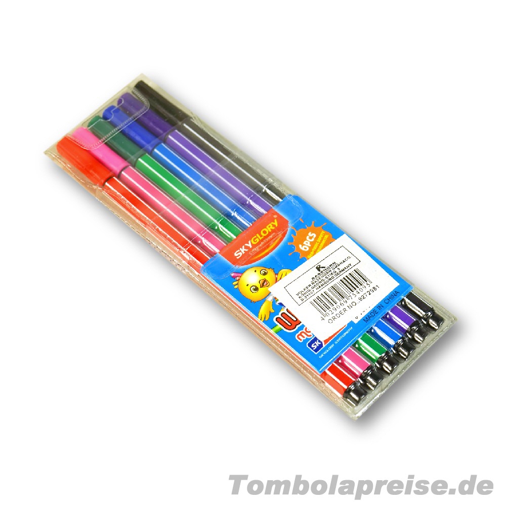 Tombolapreis Stifte 6er-Set