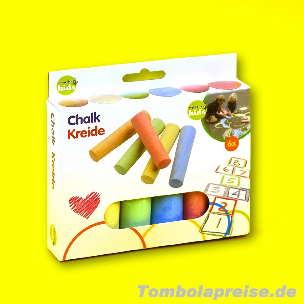 Tombolapreis Straßen-Malkreide 6er Set