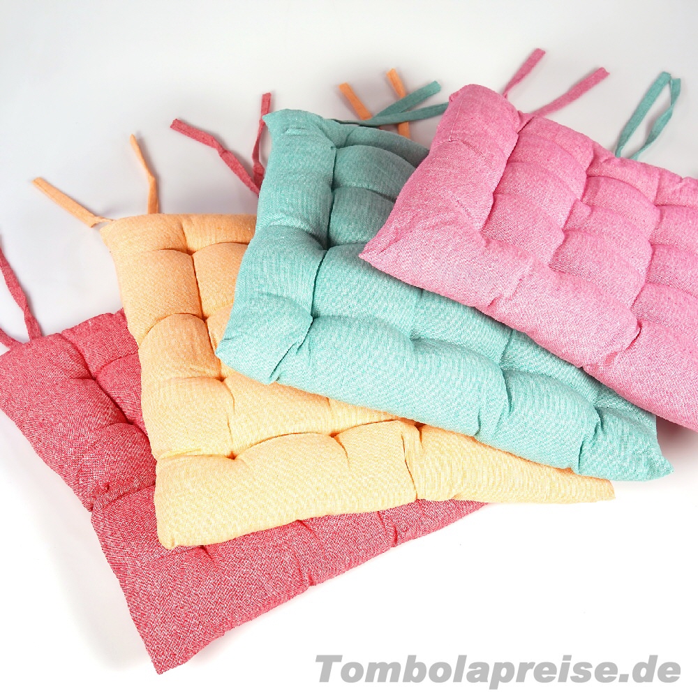 Tombolapreis Sitzkissen bunt