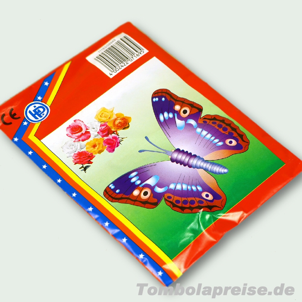 Tombolapreis Styropor-Schmetterlinge