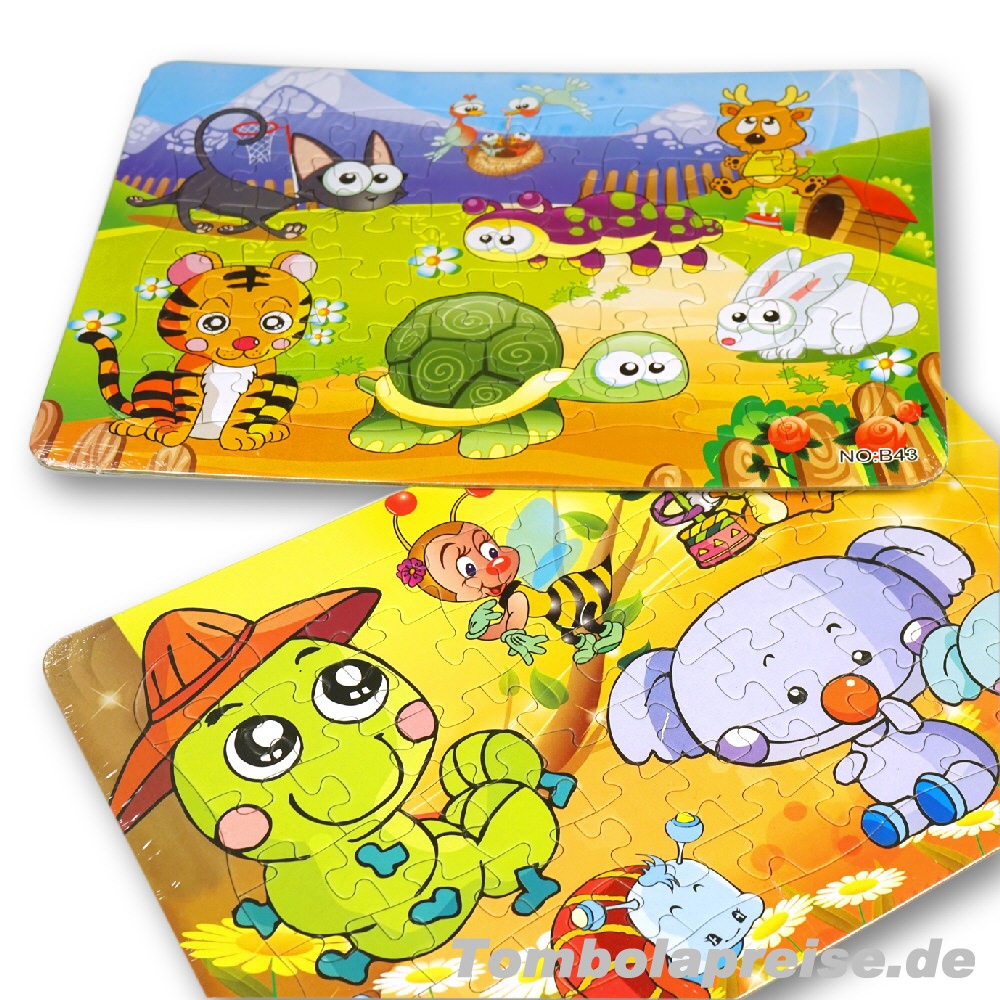 Tombolapreis Puzzle Tiermotive