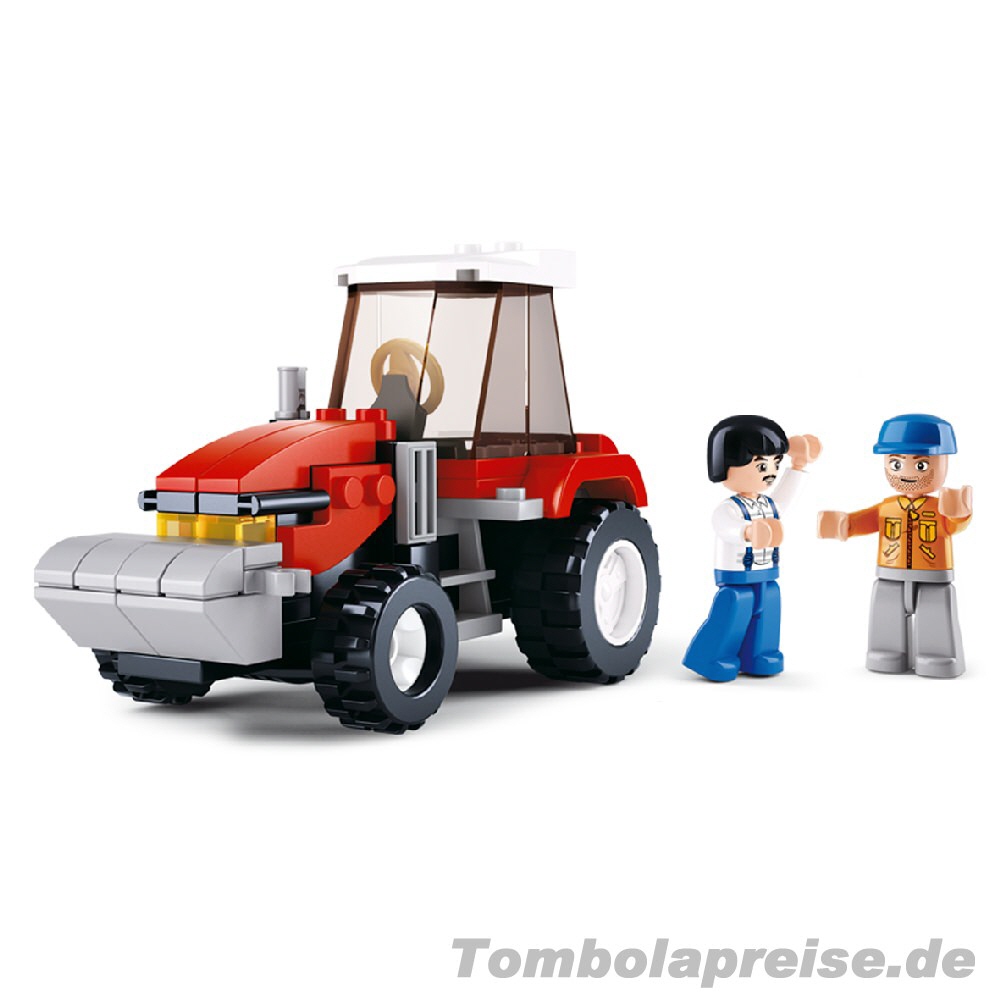 Tombolapreis Steckbausteinkasten Traktor