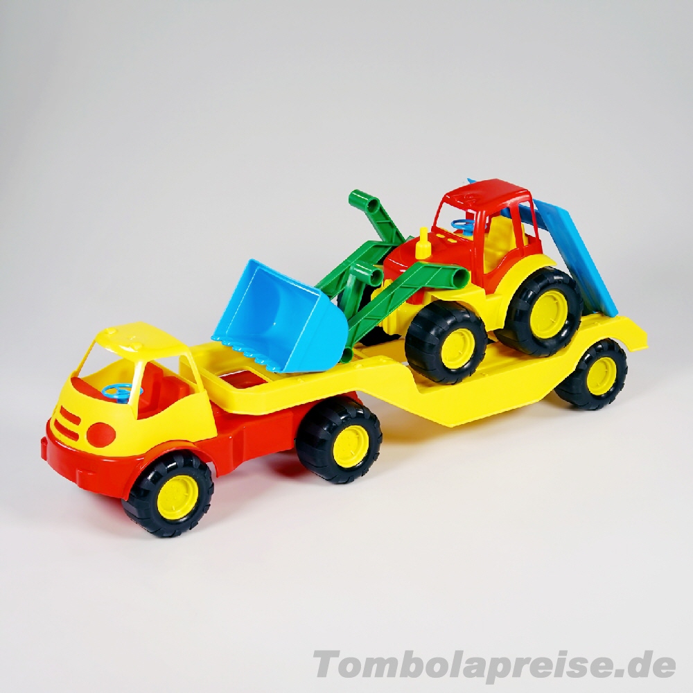 Tombolapreis Schaufellader auf LKW