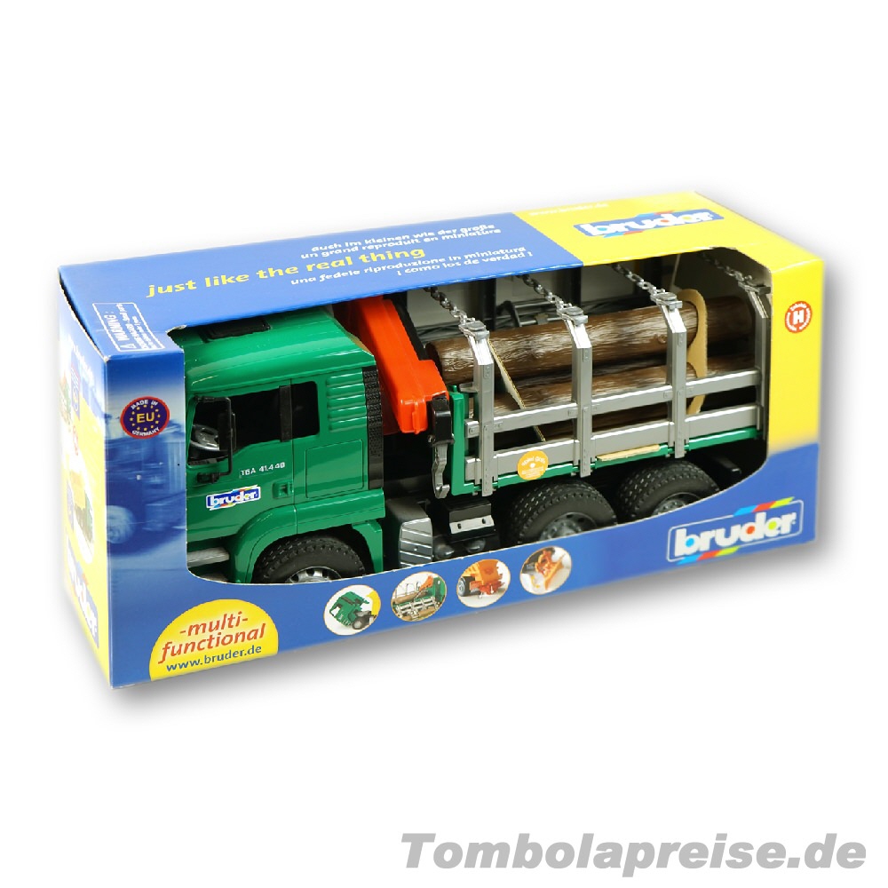 Tombolapreis Baumstamm-Transporter