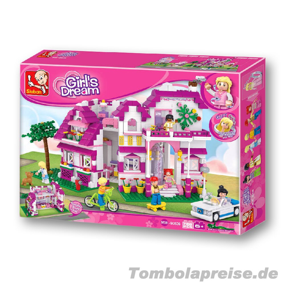 Tombolapreis Villa Steckbausteinkasten