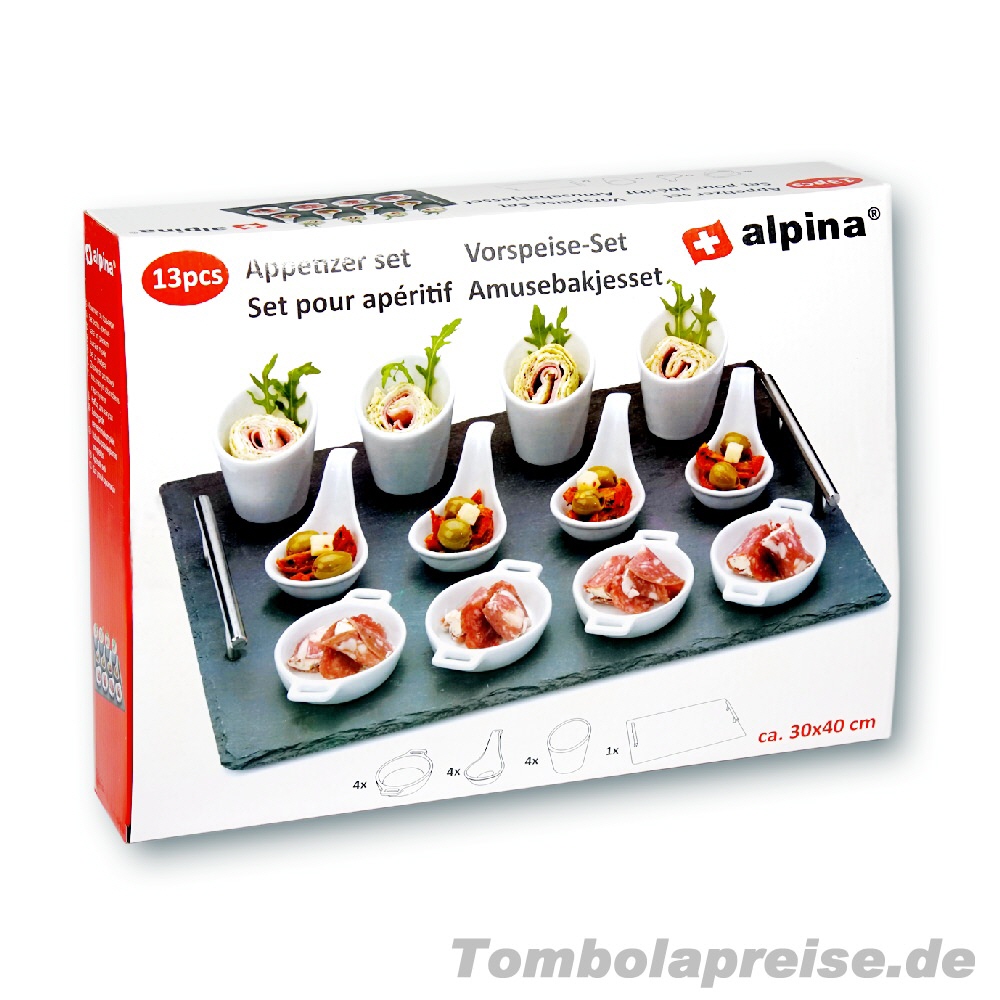 Tombolapreis Vorspeisen-Set 13teilig