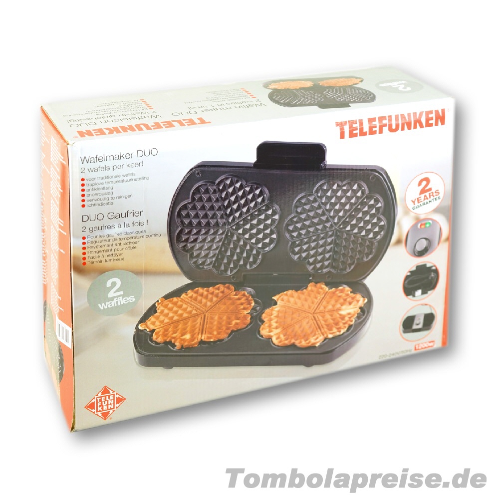 Tombolapreis Doppel-Waffeleisen