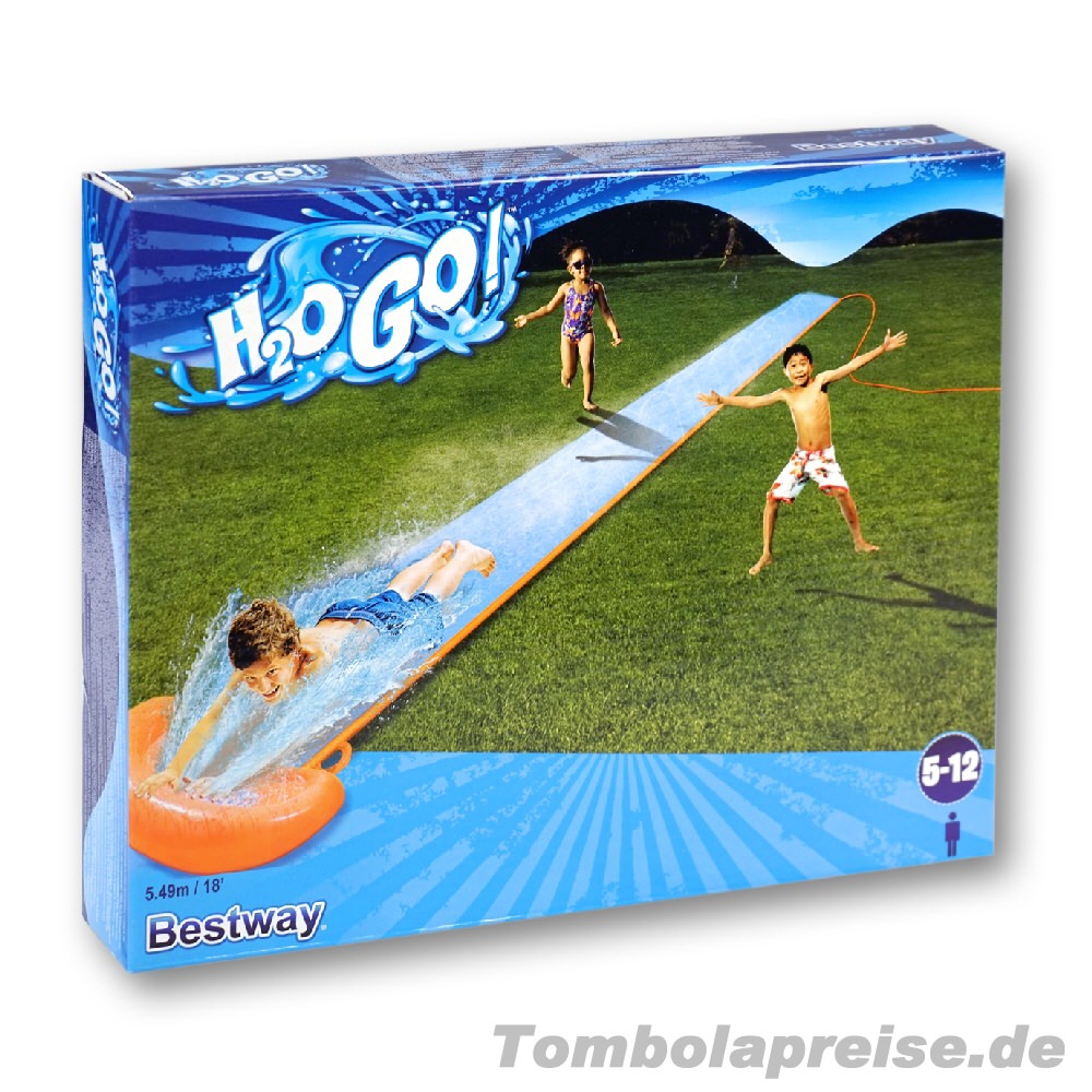 Tombolapreis Wasser-Rutschbahn