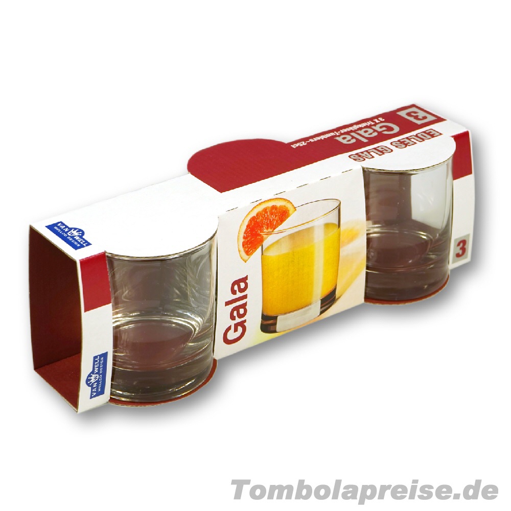 Tombolapreis 3er-Set Whiskeygläser