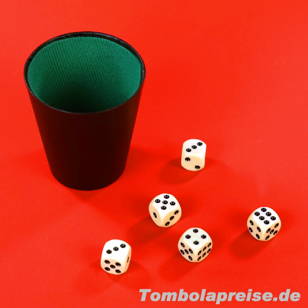 Tombolapreis Würfelbecher-Set