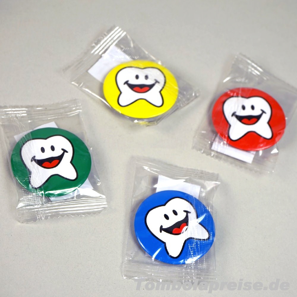 Tombolapreis Zahn-Buttons