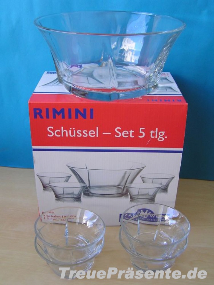Glasschüssel-Set Rimini