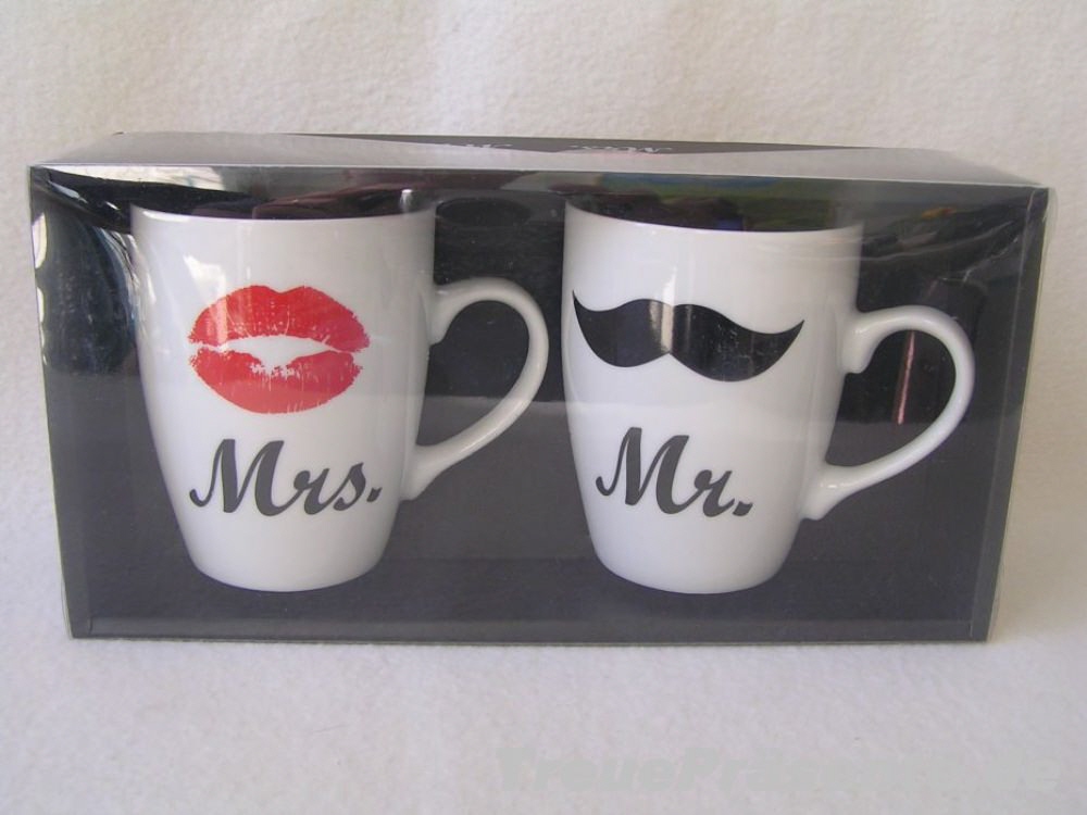Kaffebecher Mr. und Mrs.