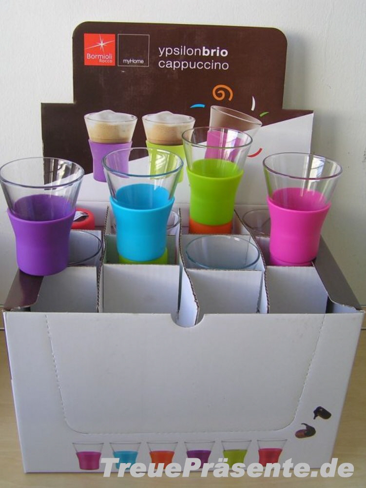 Cappuccino-Becher bunt