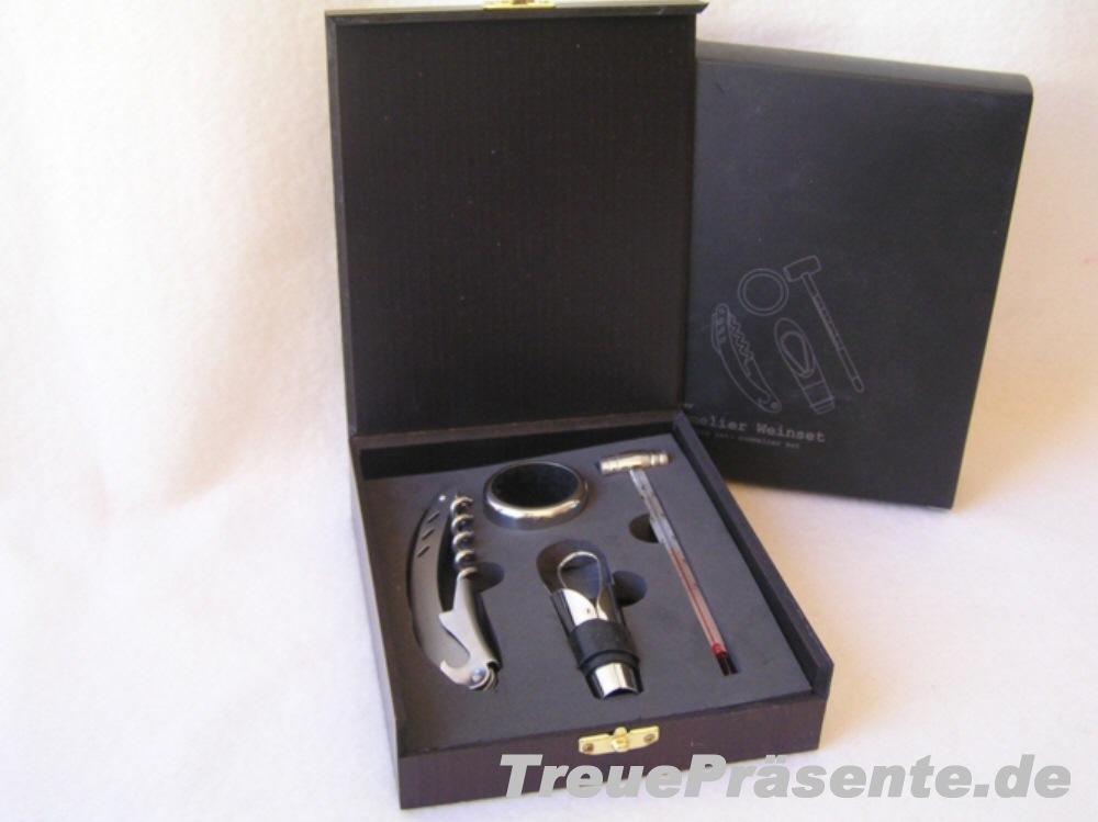 Weinset in Geschenkschatulle