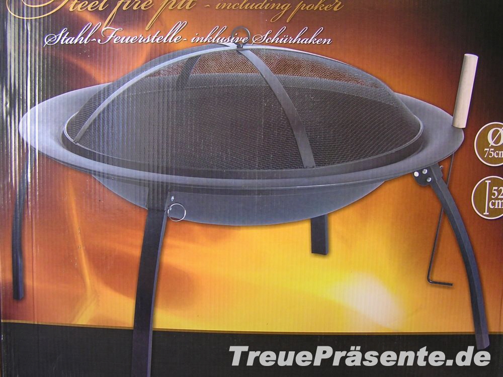 Stahl-Feuerstelle