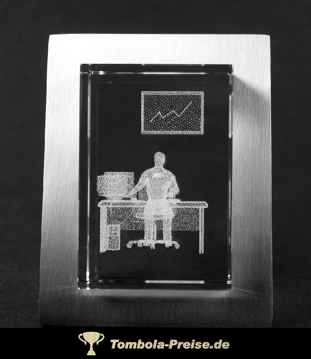 TreuePräsent 3D-Glasobjekt