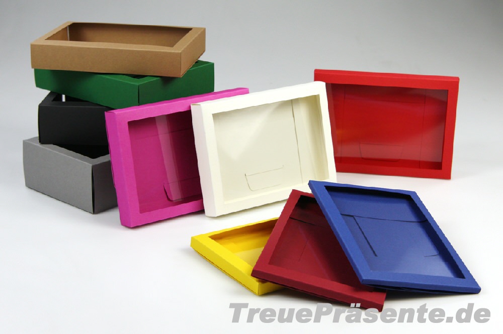 Geschenkverpackungen für Postkarten